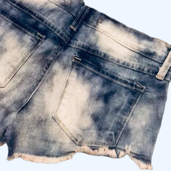 Flying Monkey Low Rise Denim Micro Shorts Size 25 - Picture 3 of 6